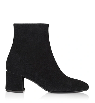 La Canadienne Joanie Waterproof Bootie In Black Suede