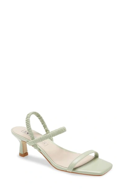 Sol Sana Oscar Ankle Strap Sandal In Mint Foam Leather