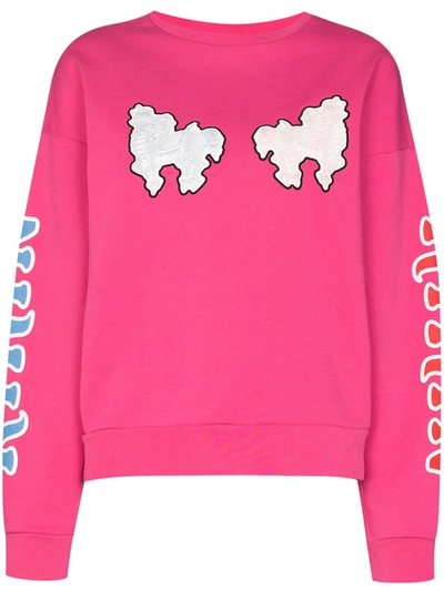 Kirin Haetae Logo-print Sweatshirt In Pink