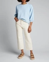 Rachel Comey Fond Drop-shoulder Sweatshirt In Sky Blue
