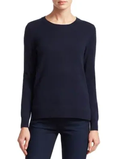 Saks Fifth Avenue Collection Cashmere Roundneck Sweater In Navy Dusk