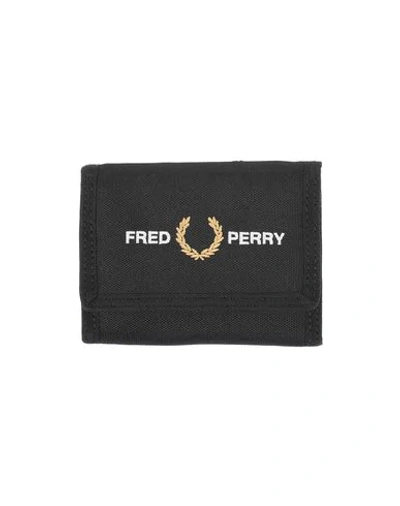 Fred Perry Wallets In Black