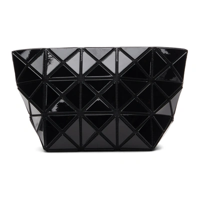 Bao Bao Issey Miyake Patent Prism Pouch In 15 Black