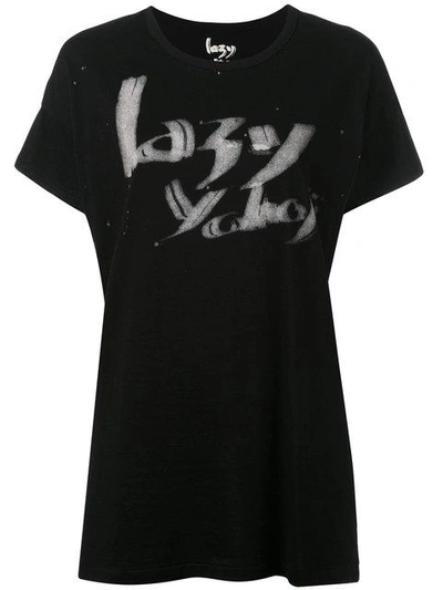 Yohji Yamamoto Lazy Yohji T-shirt | ModeSens