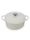 Le Creuset 7.25-quart Signature Cast Iron Round Dutch Oven In White