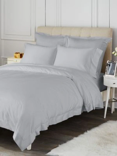 Saks Fifth Avenue Hemstitch Cotton Sham In Grey