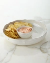 Juliska Berry & Thread Whitewash Chip And Dip