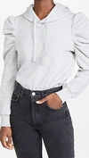 Rebecca Minkoff Janine Hoodie In Heather Grey