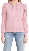 Rebecca Minkoff Janine Hoodie In Antique Mauve