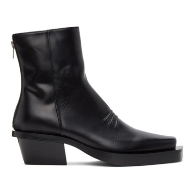 Alyx Leone Square-toe Leather Chelsea Boots In Black