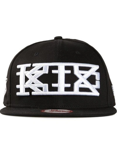 Ktz Embroidered Baseball Cap In Blk