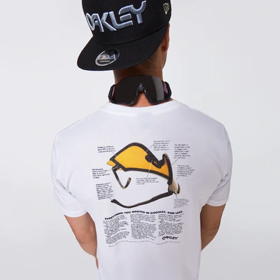 Oakley Heritage Eyeshade Tee In White