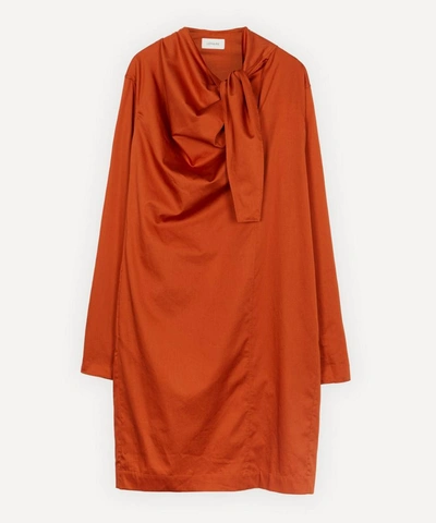 Lemaire Asymmetrical Tie Dress