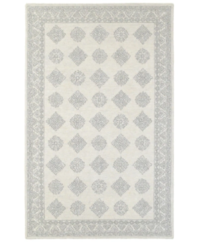 Oriental Weavers Closeout!  Manor 81207 5' X 8' Area Rug In Grey/beige
