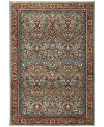 Karastan Spice Market Tigris Aquamarine 5'3" X 7'10" Area Rug