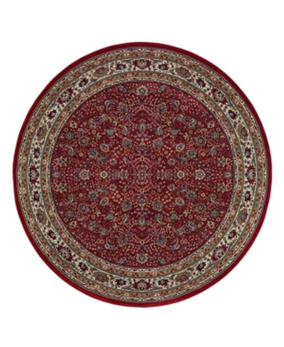 Oriental Weavers , Ariana Sarouk 113r 8' Round Area Rug In Red