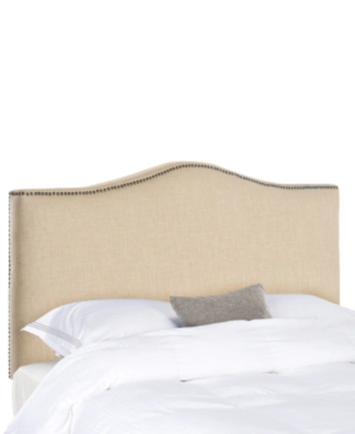 Safavieh Galien Full Winged Headboard In Tan/beige