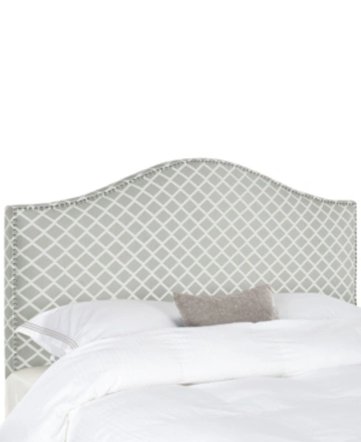 Safavieh Isla Upholstered Full Headboard In Grey