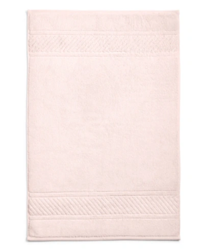 Martha Stewart Collection Collection Spa 100% Cotton Tub Mat, 20" X 30", Exclusively At Macy's In Pink Ice