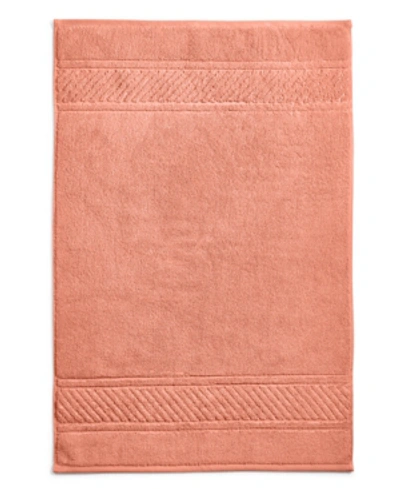Martha Stewart Collection Spa 100% Cotton Tub Mat, 20" X 30", Created For Macy's In Melon