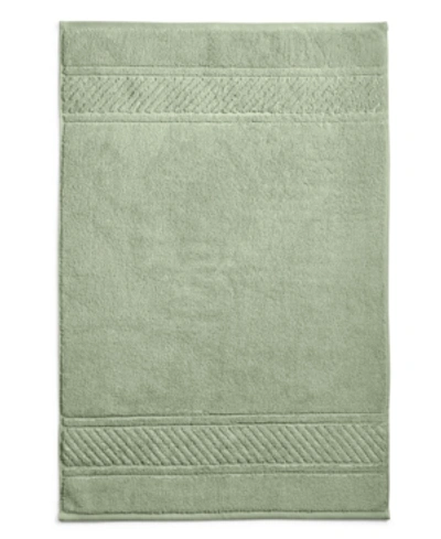 Martha Stewart Collection Spa 100% Cotton Tub Mat, 20" X 30", Created For Macy's In Aloe