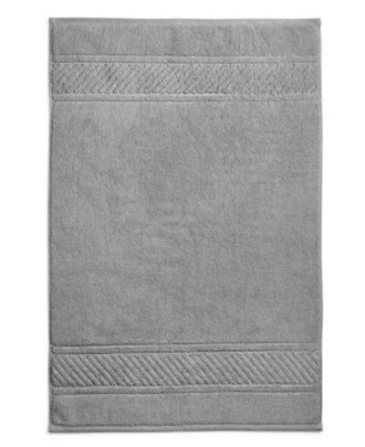 Martha Stewart Collection Collection Spa 100% Cotton Tub Mat, 20" X 30", Exclusively At Macy's In Mourning Dove