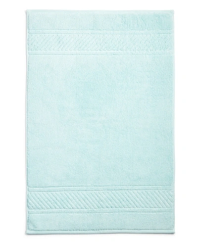 Martha Stewart Collection Spa 100% Cotton Tub Mat, 20" X 30", Created For Macy's In Sea Spray