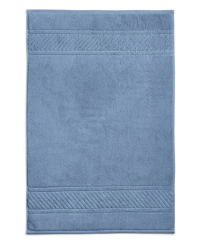 Martha Stewart Collection Collection Spa 100% Cotton Tub Mat, 20" X 30", Exclusively At Macy's In Rowboat