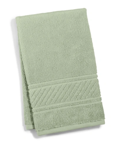 Martha Stewart Collection Spa 100% Cotton Hand Towel, 16" X 28", Created For Macy's In Aloe