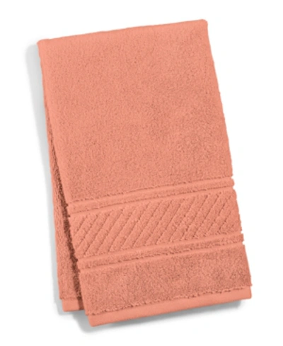 Martha Stewart Collection Collection Spa 100% Cotton Hand Towel, 16" X 28", Exclusively At Macy's In Melon