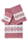 Linum Home Noah 3-pc. Embellished Towel Set Bedding In Pink