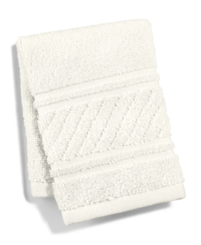 Martha Stewart Collection Collection Spa 100% Cotton Washcloth, 13" X 13", Exclusively At Macy's In Vanilla
