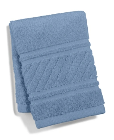 Martha Stewart Collection Collection Spa 100% Cotton Washcloth, 13" X 13", Exclusively At Macy's In Rowboat