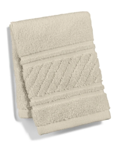 Martha Stewart Collection Collection Spa 100% Cotton Washcloth, 13" X 13", Exclusively At Macy's In Sandstone