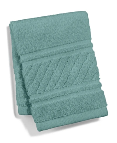 Martha Stewart Collection Spa 100% Cotton Washcloth, 13" X 13", Created For Macy's In Ocean
