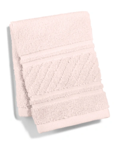 Martha Stewart Collection Spa 100% Cotton Washcloth, 13" X 13", Created For Macy's In Pink Ice