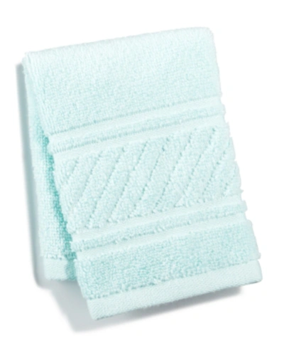 Martha Stewart Collection Spa 100% Cotton Washcloth, 13" X 13", Created For Macy's In Sea Spray