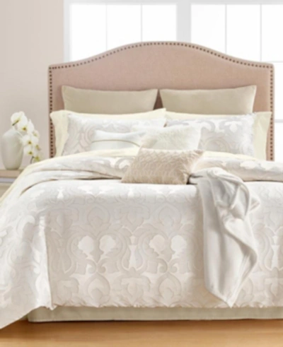 Martha Stewart Collection Closeout!  Chateau Antique Filigree 14-pc. Queen Comforter Set, Created For In White