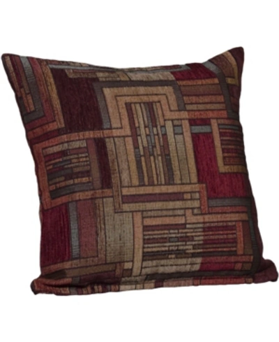 Siscovers Stickley Decorative Pillow, 20" X 20" In Med Red