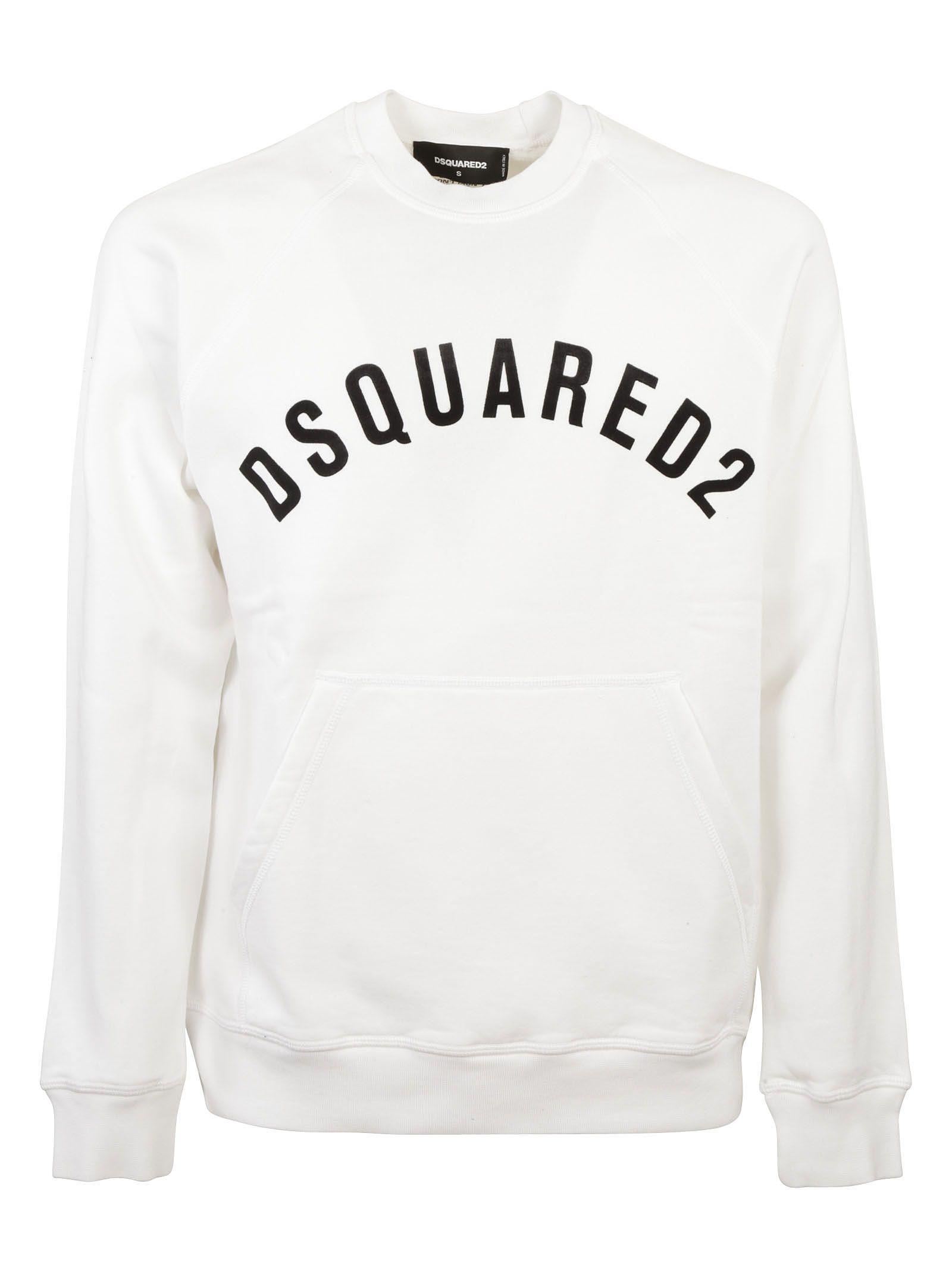 Dsquared2 Vintage Logo Sweatshirt In White | ModeSens