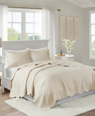 Madison Park Tuscany 3-pc. Quilt Set, King/california King In Ivory