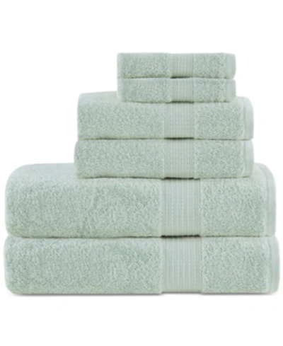 Madison Park Quick Dry 6-pc. Bath Towel Set Bedding In Seafoam