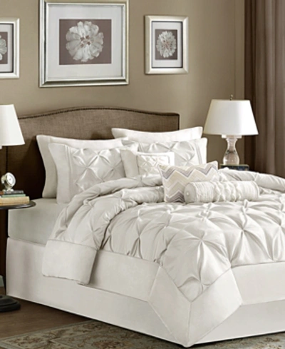 Madison Park Wilma 7-pc. California King Comforter Set Bedding In White