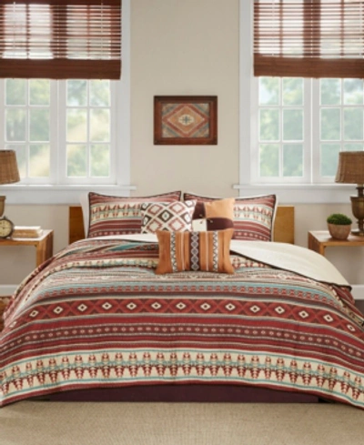 Madison Park Taos 6-pc. Quilt Set, Full/queen In Spice