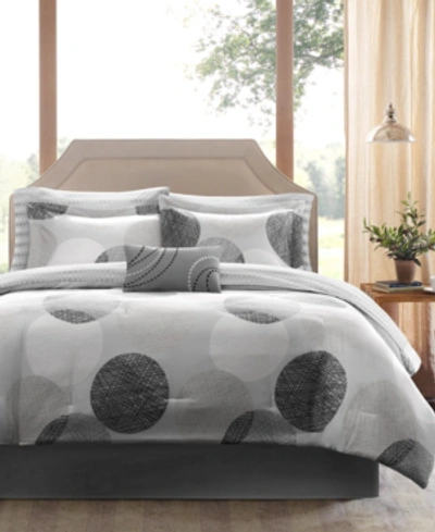 Madison Park Knowles 7-pc. Twin Comforter Set Bedding In Grey