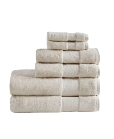Madison Park Turkish Cotton 6-pc. Bath Towel Set Bedding In Natural