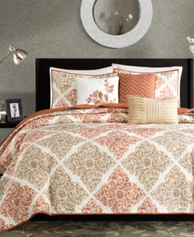 Madison Park Claire 6-pc. Quilt Set, Full/queen In Spice