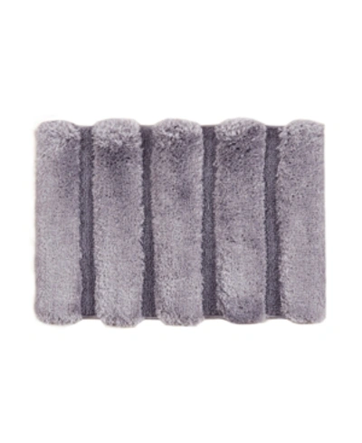 Madison Park Pearl Tufted Channel Bath Rug, 21" X 34" Bedding In Grey