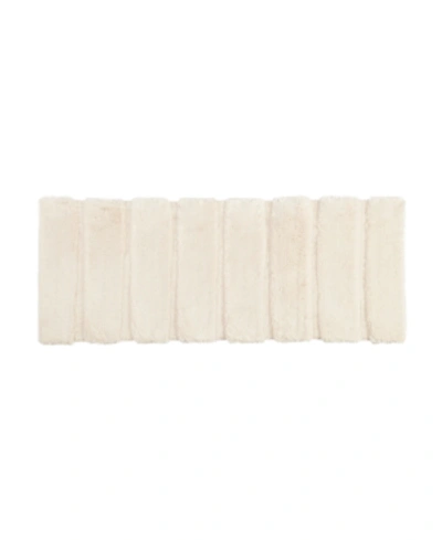 Madison Park Pearl Tufted Channel Bath Rug, 24" X 58" Bedding In Wheat