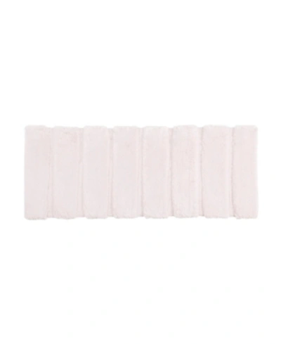 Madison Park Pearl Tufted Channel Bath Rug, 24" X 58" In Blush